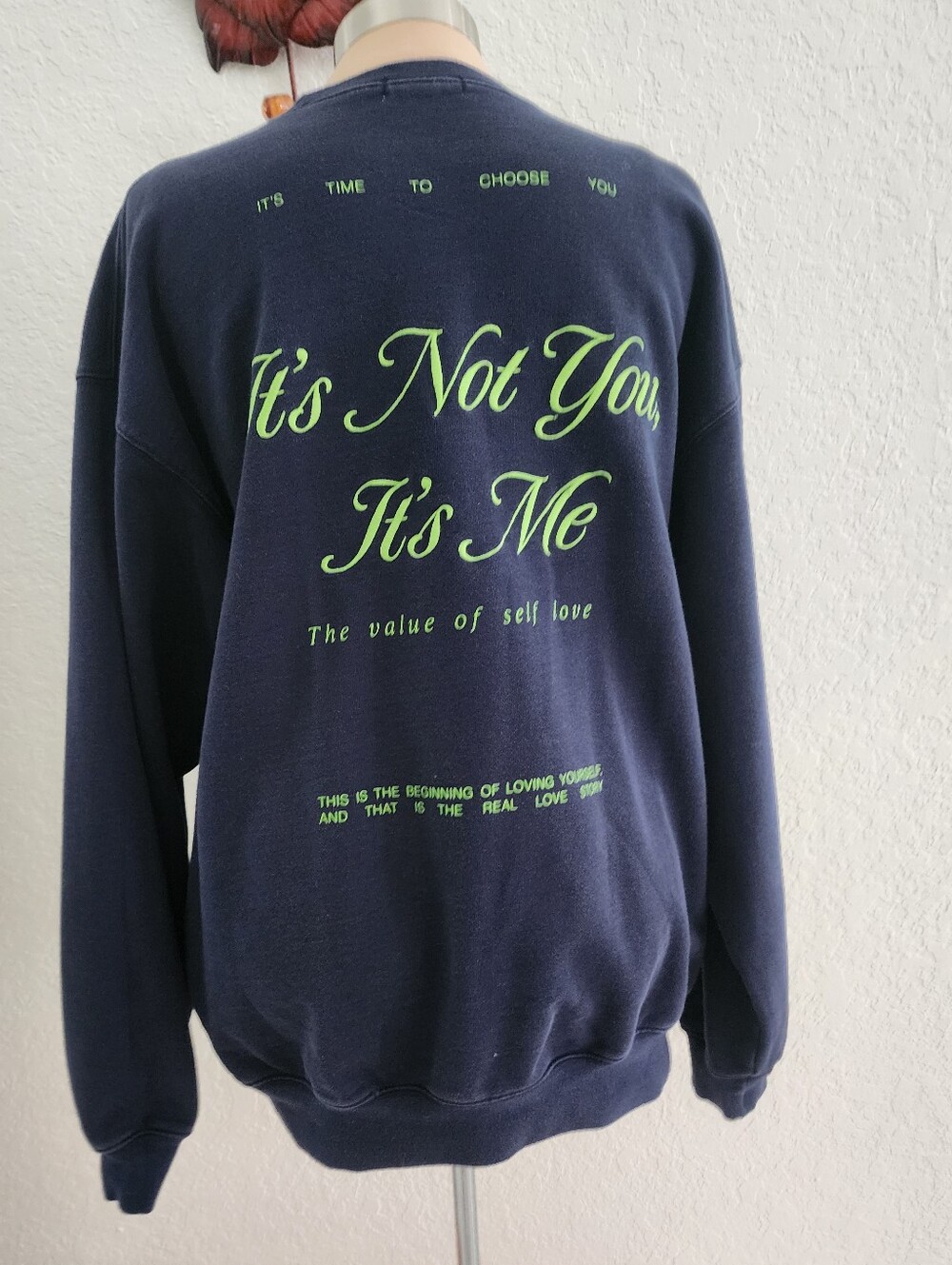 THE MAYFAIR GROUP | Blue Sweater " Its Not You Its Me"